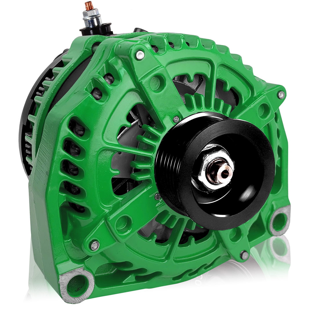 High output 250 Amp Alternator 14-18 GM Silverado Tahoe Suburban Escalade Sierra - Green