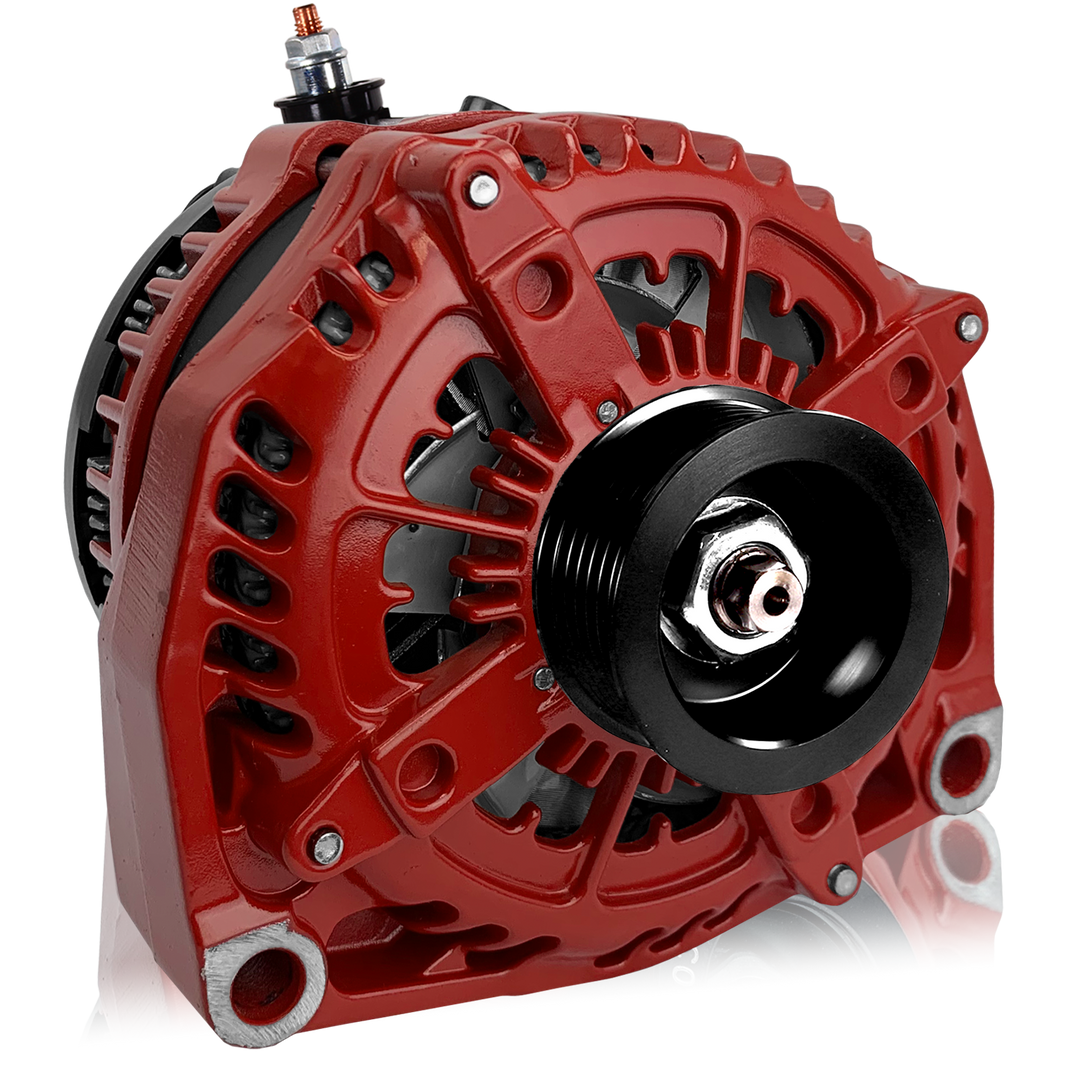 High output 250 Amp Alternator 14-18 GM Silverado Tahoe Suburban Escalade Sierra - Red