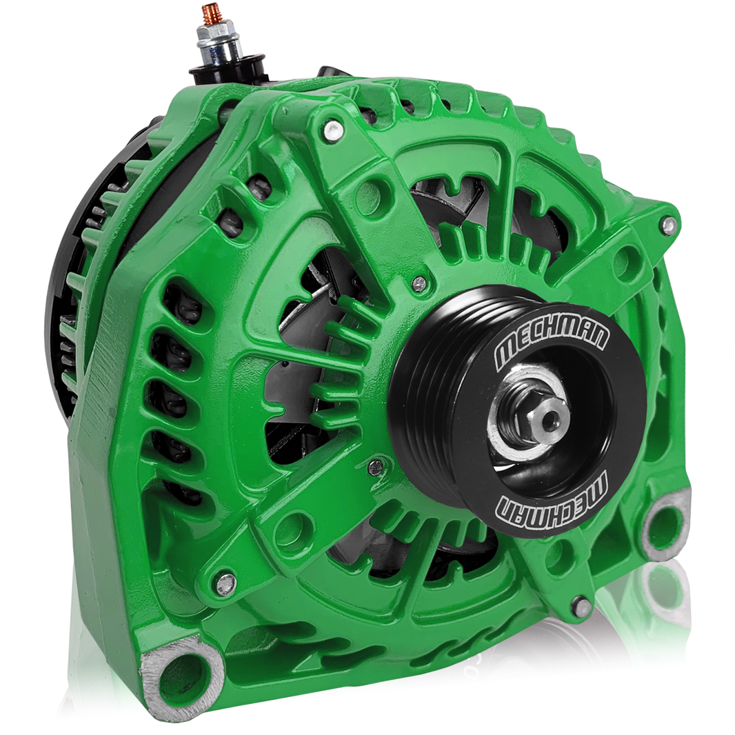 Mechman 400 Amp RVC Bypass High Output Alternator 2014+ Chevrolet GMC Cadillac - Green