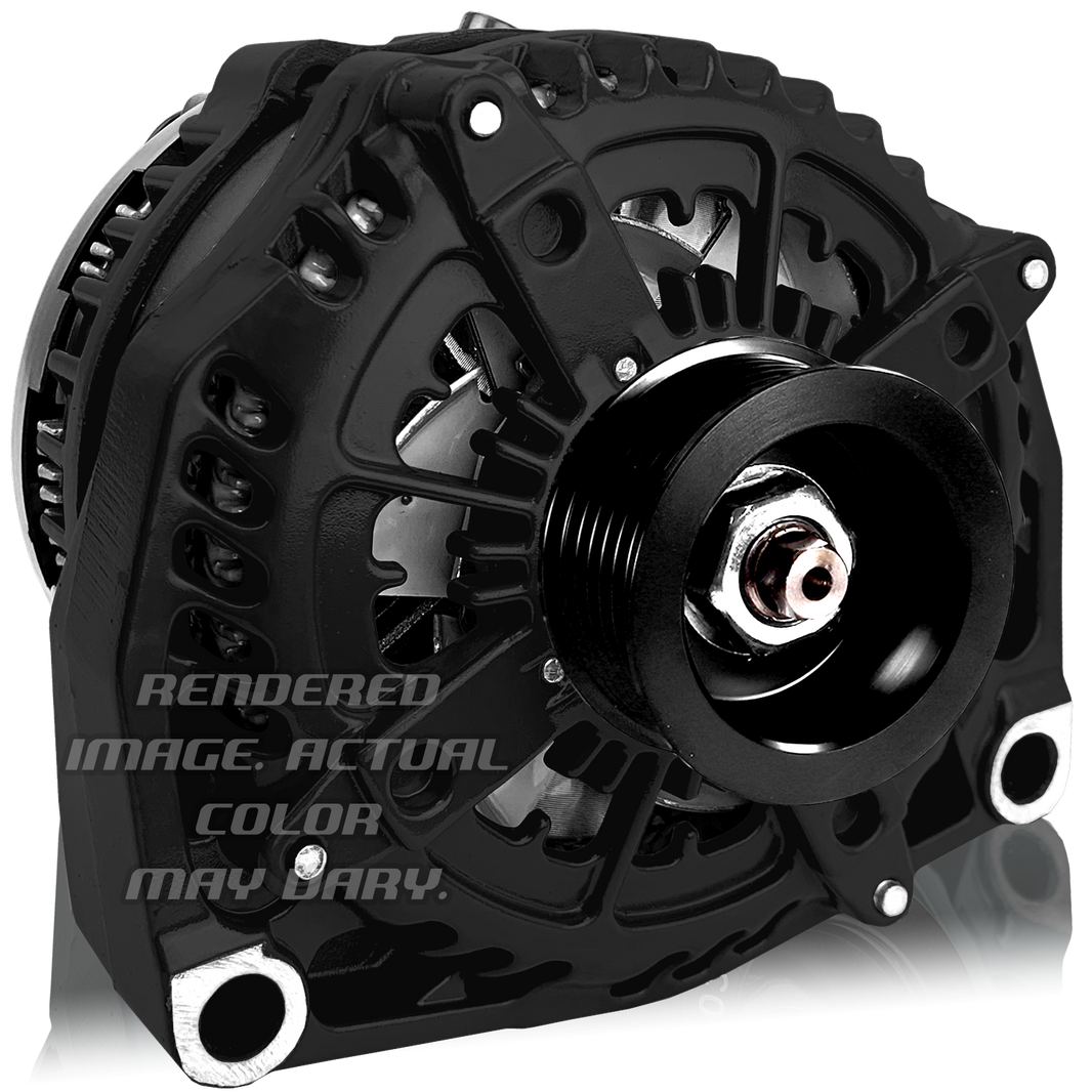 Mechman 250 Amp High Output Alternator 1996-2004 GM Truck 4.3L 4.8L 5.3L 5.7L 6L - Black