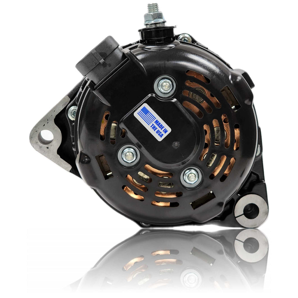 170 amp high output racing alternator for Toyota Supra 1JZ 2JZ - BLACK | 13546170B | by: Mechman @ the lowest price of $374.00