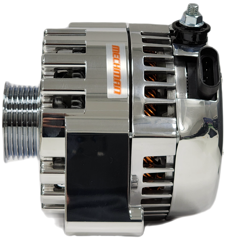 Billet Polished 170 amp racing alternator GM truck LS engine swap | B8206170P | by: Mechman @ the lowest price of $459.00