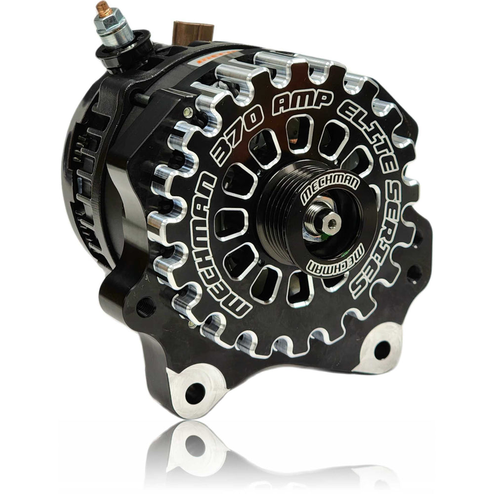 370-amp V-mount high output alternator for SOHC Ford Modular Engines | B11026370B | by: Mechman @ the lowest price of $699.00