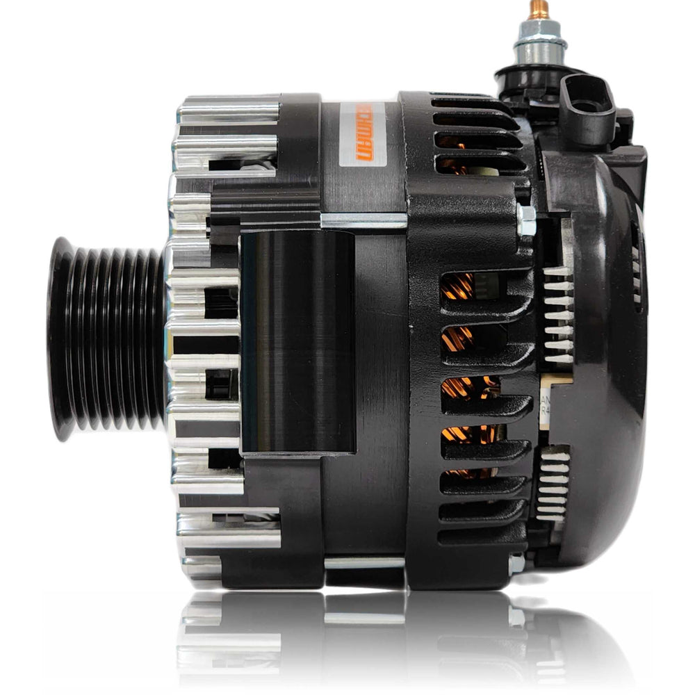 400 Amp Billet Elite series alternator for early Powerstroke Ford | B7768400B | by: Mechman @ the lowest price of $699.00