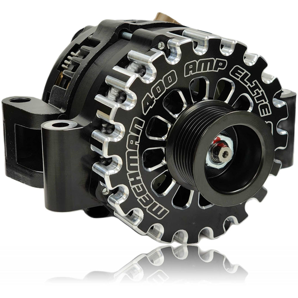 400 amp Billet Elite series alternator for Ford 6.4L Super Duty | B11290400B | by: Mechman @ the lowest price of $699.00