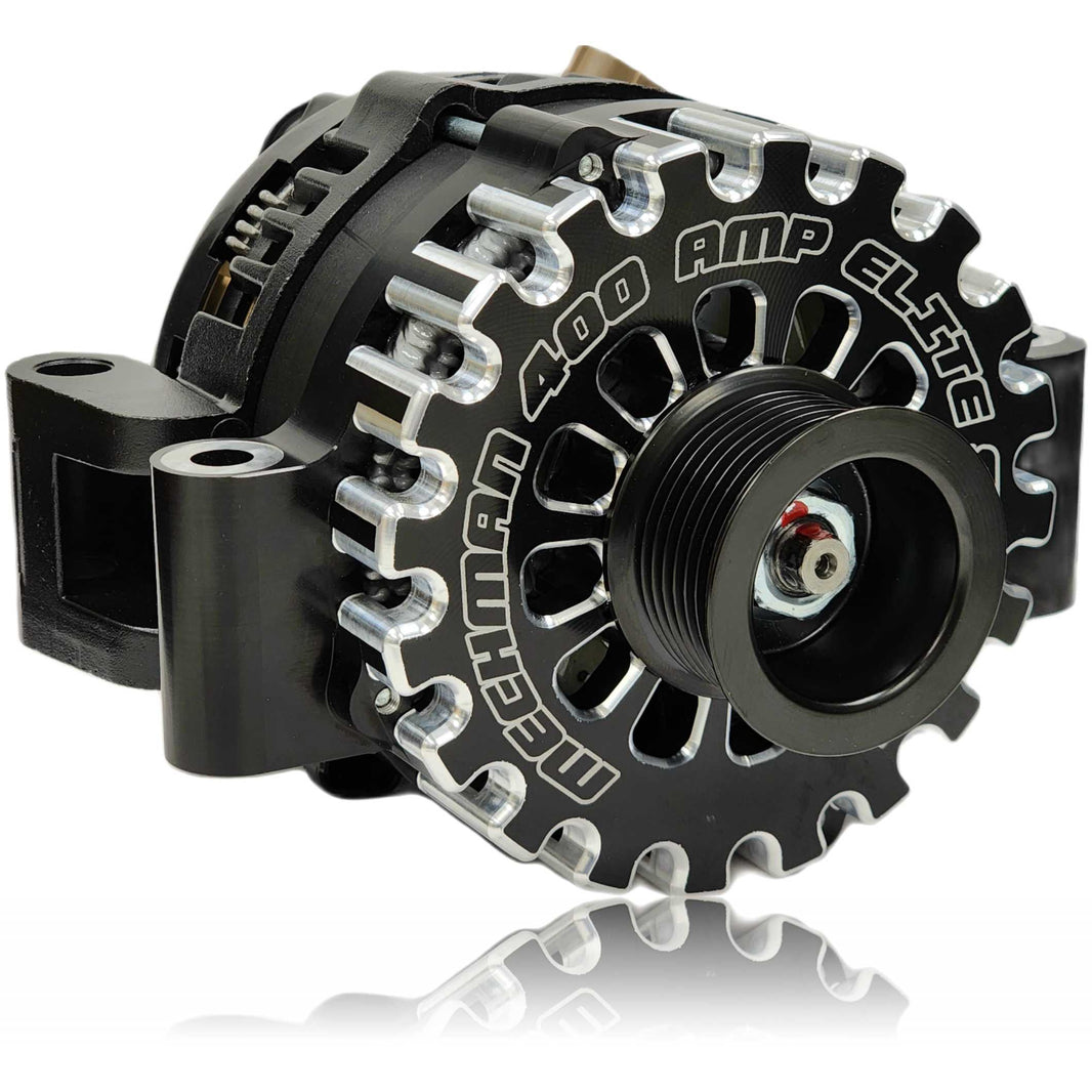 400 amp Billet Elite series alternator for Ford 6.4L Super Duty | B11290400B | by: Mechman @ the lowest price of $699.00