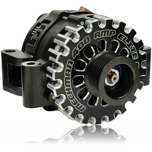 Mechman 400 Amp Billet Elite Series Alternator 2008-2010 Ford 6.4L Power Stroke Super Duty