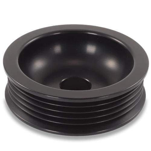 5 Rib 2.9" Billet aluminum racing pulley - Hard anodized