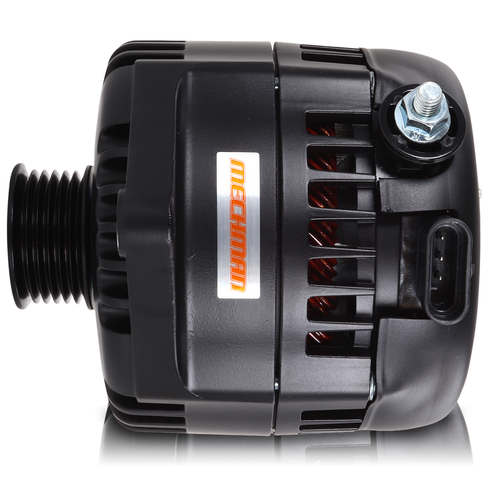 320 amp racing alternator - BLACK | 7127320B | by: Mechman @ the lowest price of $519.00