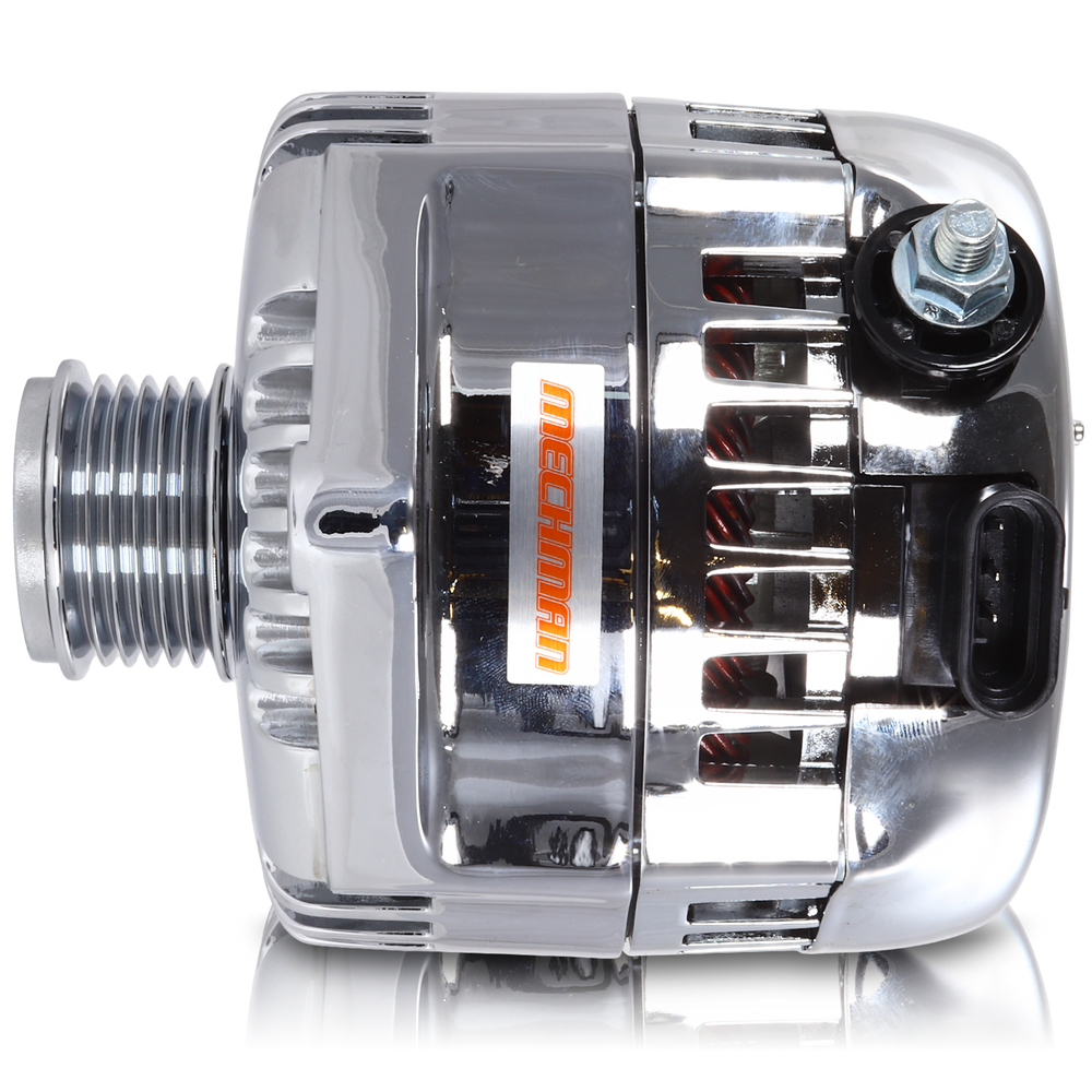 240 amp racing alternator - Polished | 7127240P | by: Mechman @ the lowest price of $469.00