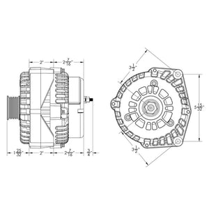 G Series 240 amp alternator for GM truck w/ 2 pin plug | 8302240 | by: Mechman @ the lowest price of $349.00