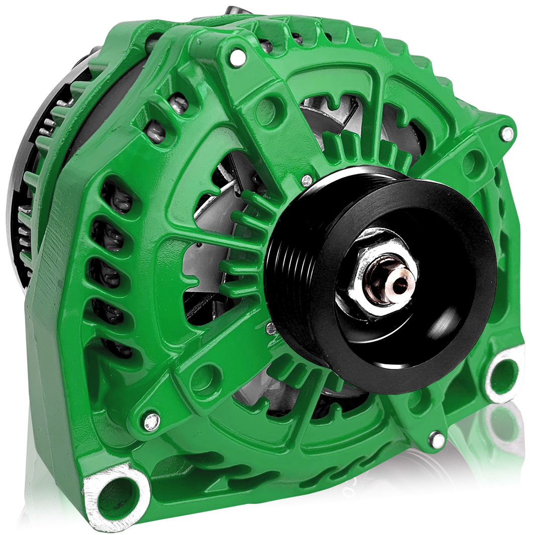 Mechman 250 Amp High Output Alternator 1996-2004 GM Truck 4.3L 4.8L 5.3L 5.7L 6L - Green