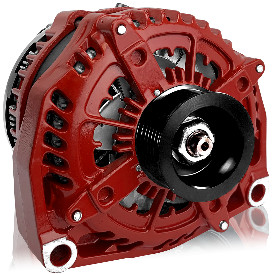 Mechman 250 Amp High Output Alternator 1996-2004 GM Truck 4.3L 4.8L 5.3L 5.7L 6L - Red
