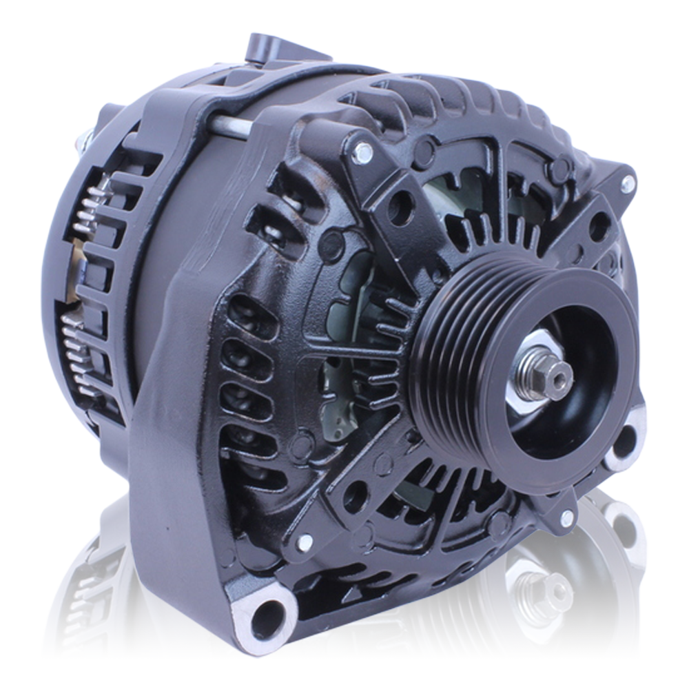 250 amp black high output alternator for Chevy / GMC / Tahoe / Suburban / Escalade / Silverado | 8206250B | by: Mechman @ the lowest price of $424.00