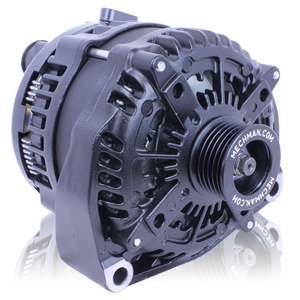 320 amp high output black alternator for Chevy / GMC / Tahoe / Suburban / Silverado / Escalade | 8206320B | by: Mechman @ the lowest price of $524.00