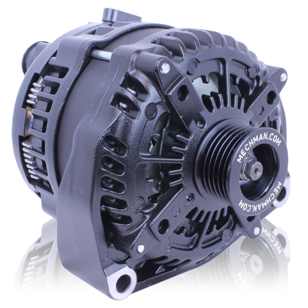 320 amp high output black alternator for Chevy / GMC / Tahoe / Suburban / Silverado / Escalade | 8206320B | by: Mechman @ the lowest price of $524.00