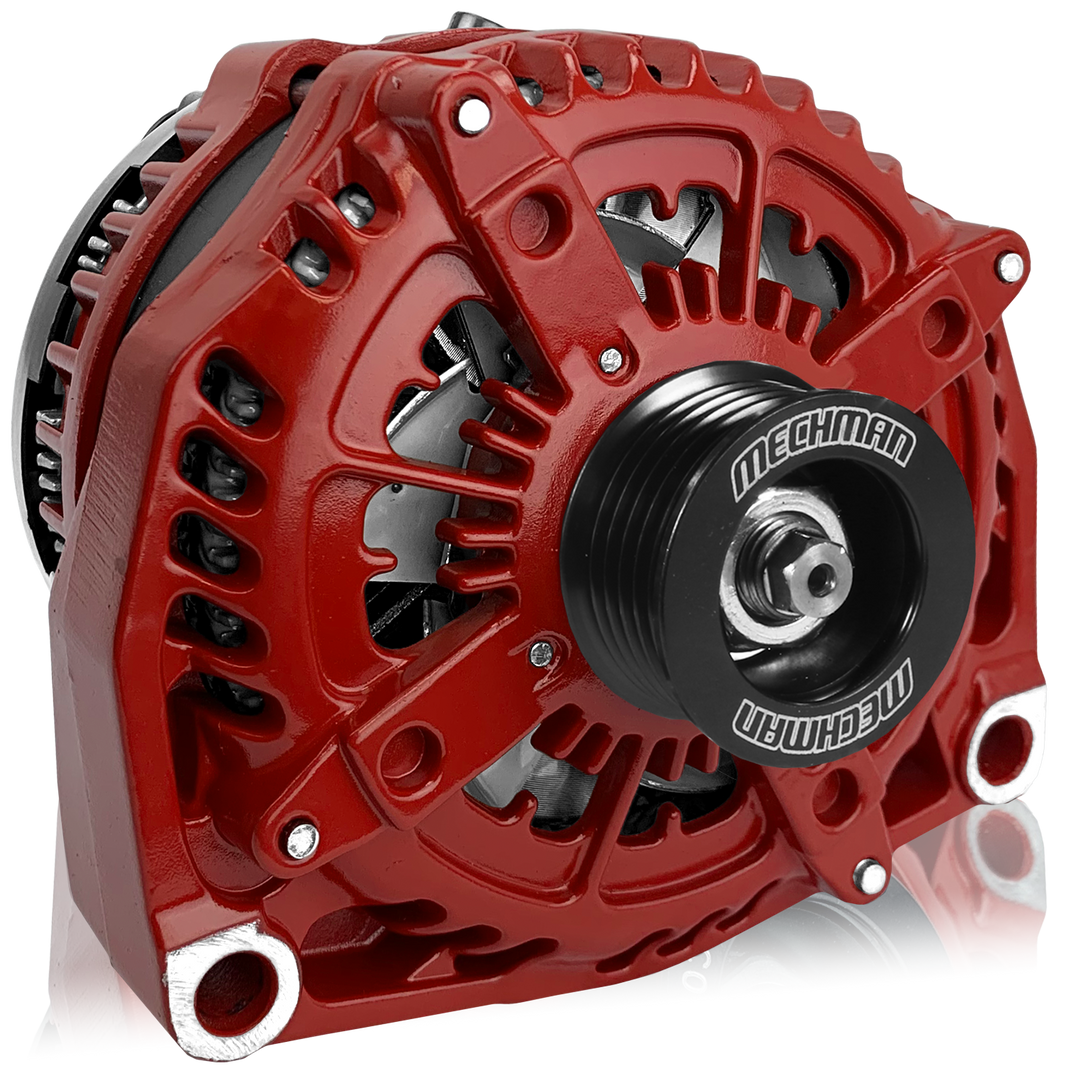 Mechman 400 Amp RVC Bypass Alternator 2005-2013 GM Truck 4.3L 4.8L 5.3L 5.7L 6L - Red