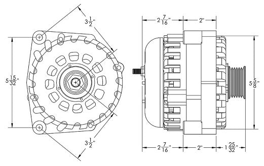 E Series 400 amp Pink Billet GM truck 05-13 | B8302400PI | by: Mechman @ the lowest price of $699.00