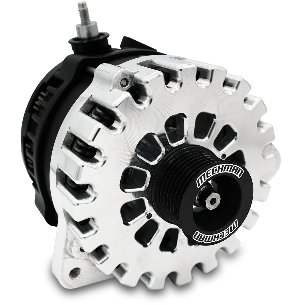 Mechman 400 Amp Machined Billet Alternator for Nissan & Infiniti 2.5L 3.0L B1119400M