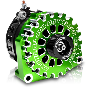 High output 400 Amp Green Billet Alternator for 14-18 GM Silverado Sierra Suburban Tahoe Escalade | B14019400GN | by: Mechman @ the lowest price of $699.00