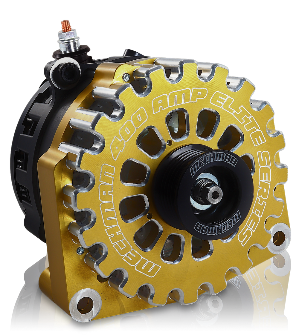 High output 400 Amp Gold Billet Alternator for 14-18 GM Silverado Sierra Suburban Tahoe Escalade | B14019400GO | by: Mechman @ the lowest price of $699.00