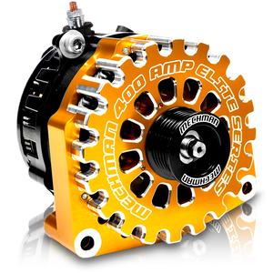 High output 400 Amp Orange Billet Alternator for 14-18 GM Silverado Sierra Suburban Tahoe Escalade | B14019400OR | by: Mechman @ the lowest price of $699.00