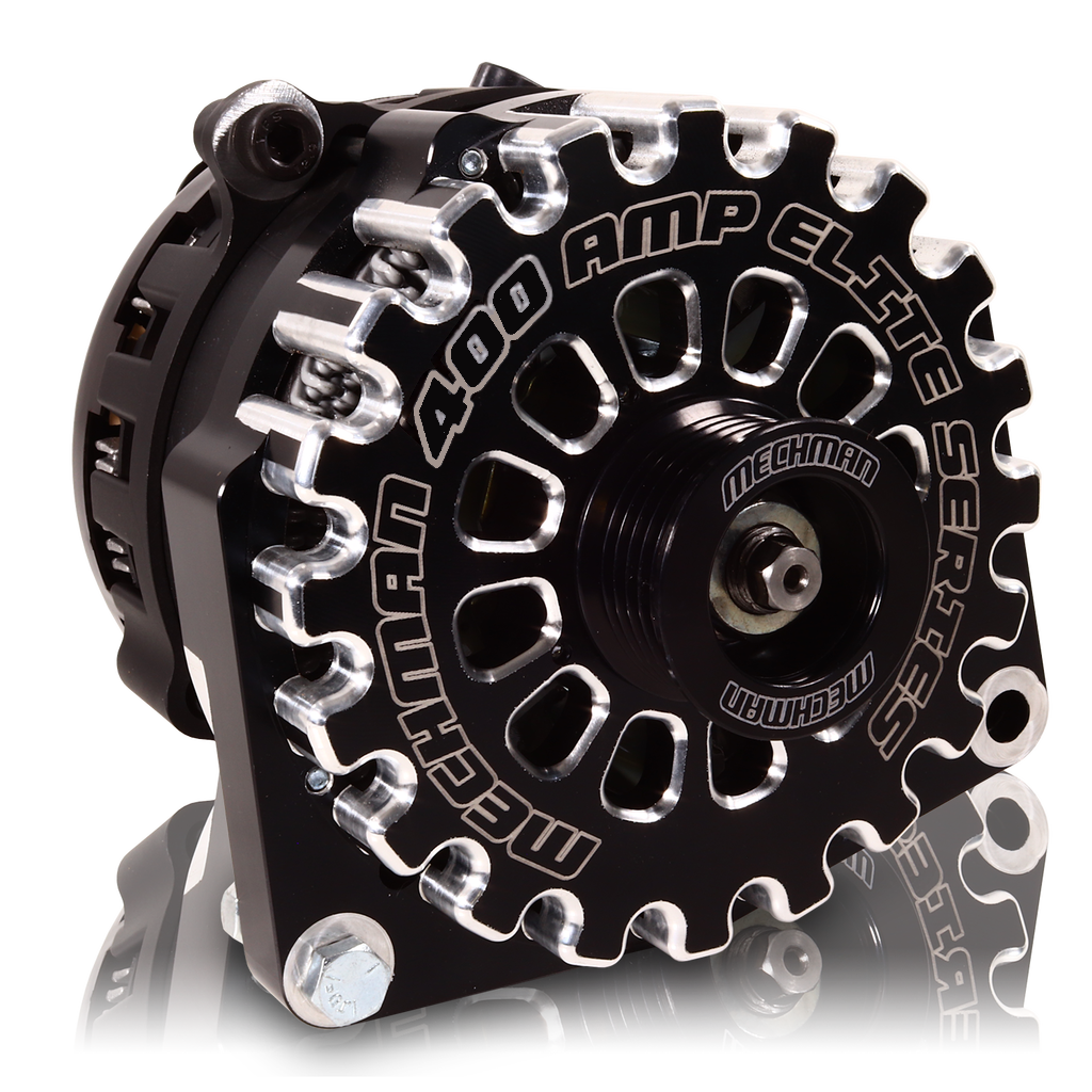 400 amp Elite series alternator for 88-95 GM Truck - Black | B81657400B | by: Mechman @ the lowest price of $699.00