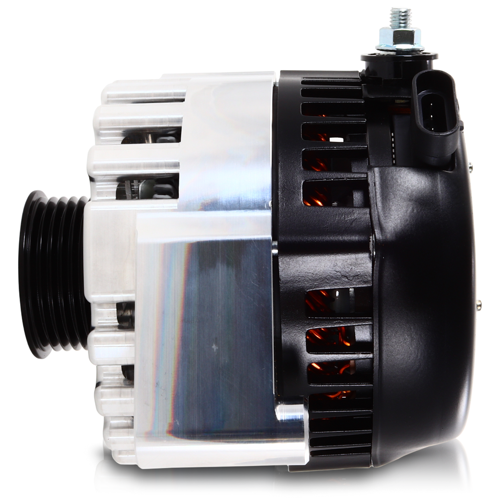 Billet Machined 240 Amp Racing Alternator GM Truck LS Engine Swap | B8206240M | by: Mechman @ the lowest price of $479.00