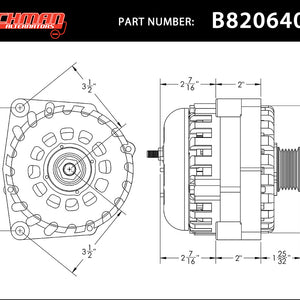 E Series 400 Amp Green Billet GM Truck | B8206400GN | by: Mechman @ the lowest price of $699.00