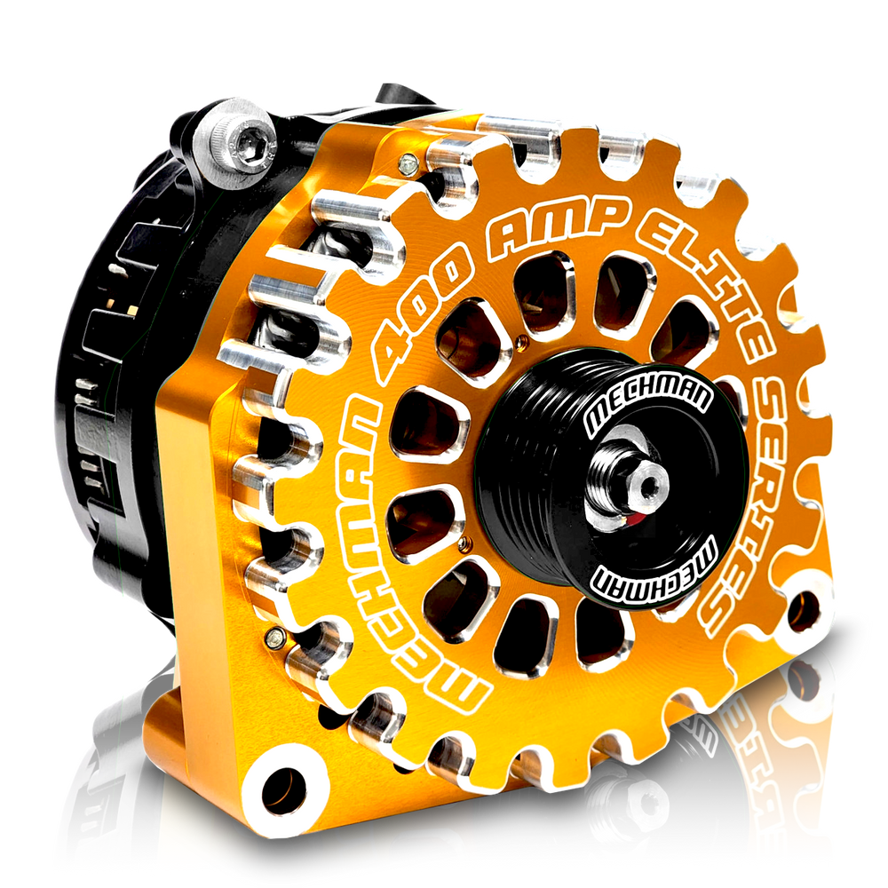 E Series 400 amp Orange Billet GM truck 05-13 | B8302400OR | by: Mechman @ the lowest price of $699.00