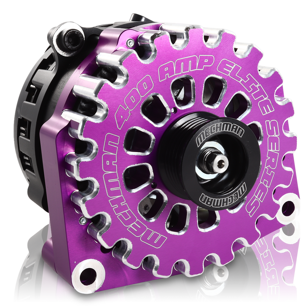 E Series 400 amp Purple Billet GM truck 05-13 | B8302400PU | by: Mechman @ the lowest price of $699.00