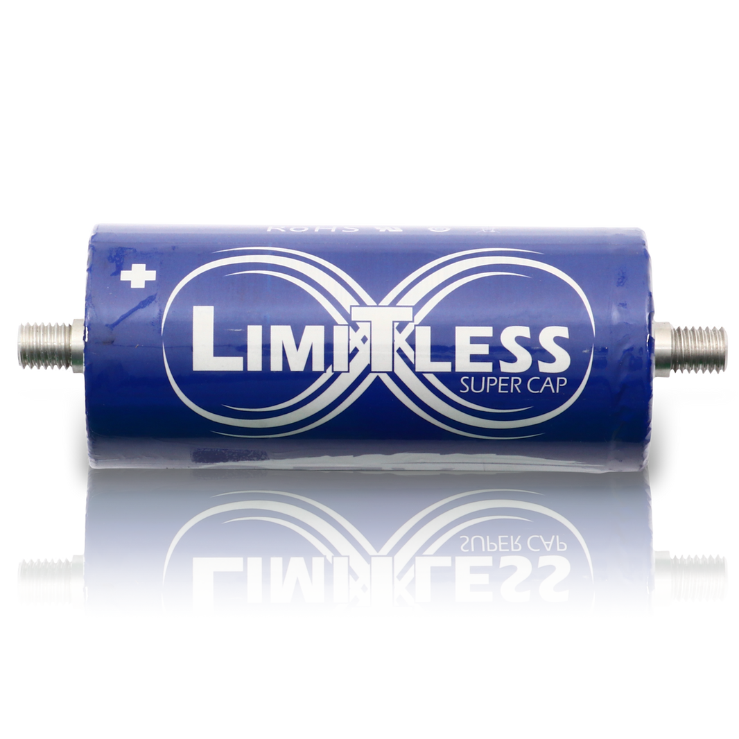 Limitless Super Caps 2.7v 3000F Single | LL-SUPERCAP-2.7-SINGLE-CELL | by: Limitless Lithium @ the lowest price of $49.99