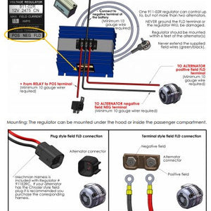 Adjustable External Regulator w/ 2 Pin Alt Harness | 91102RC | by: Mechman @ the lowest price of $189.00