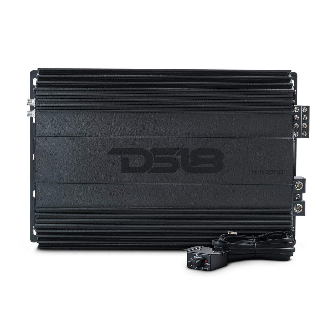 HOOLIGAN KO Full Range Class D 4-Channel Amplifier 4 x 300 Watts Rms @ 4-Ohm Made In Korea