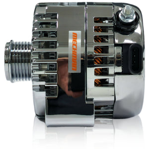 Billet 240A racing alternator 88-95 GM truck mount - Polished | B81657240P | by: Mechman @ the lowest price of $550.00