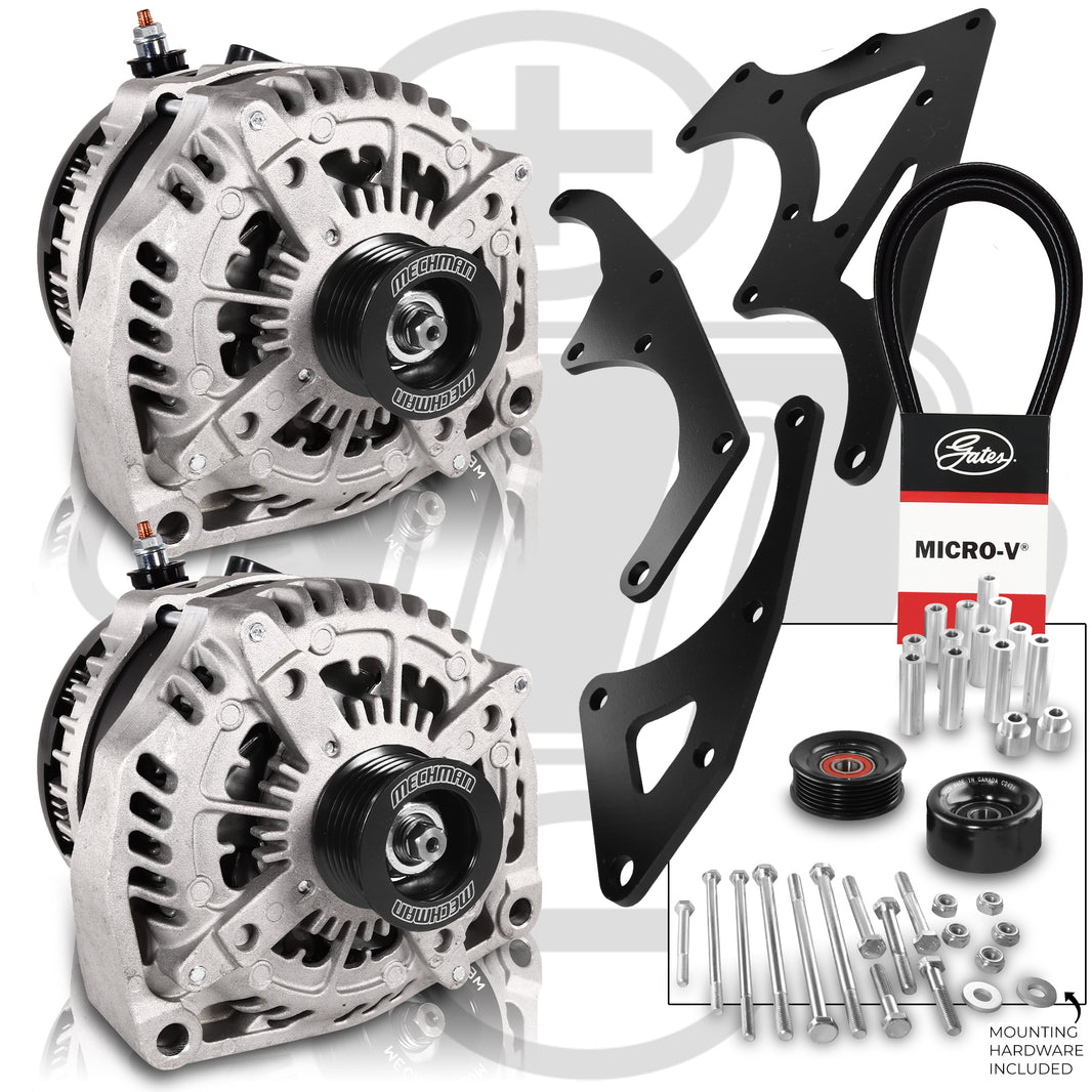 Mechman 800 Amp Cast Dual Alternator Kit for 2014 - 2020 GM Trucks
