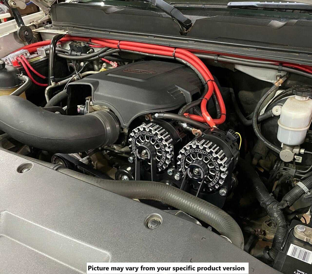 Mechman 400 Amp Red Dual Alternator Kit for 1999 - 2013 GM Trucks | D202RD | by: Mechman @ the lowest price of $1199.00