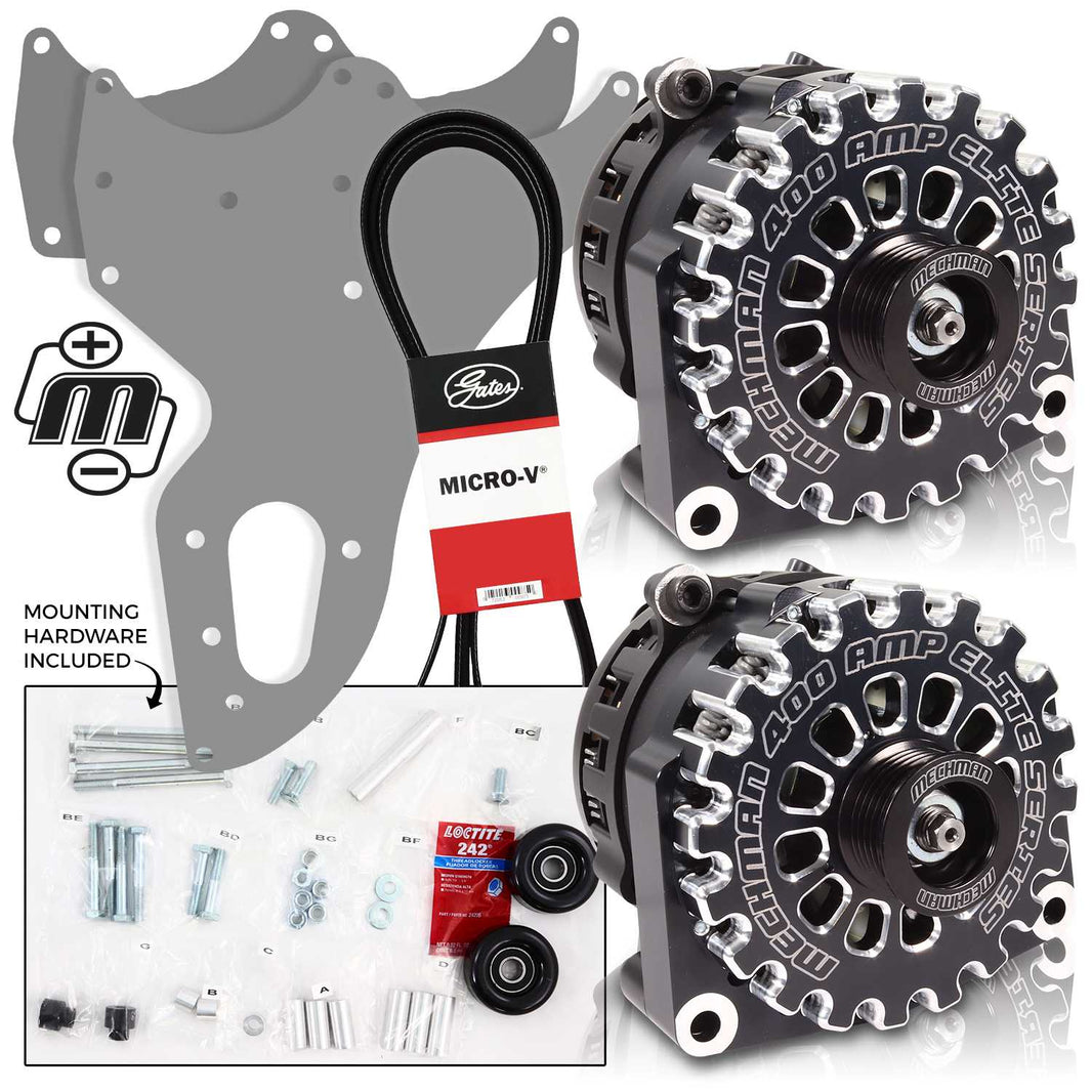 Mechman 800 Amp Black Dual Alternator Kit for 2005 - 2013 GM Trucks | D205 | by: Mechman @ the lowest price of $1599.00
