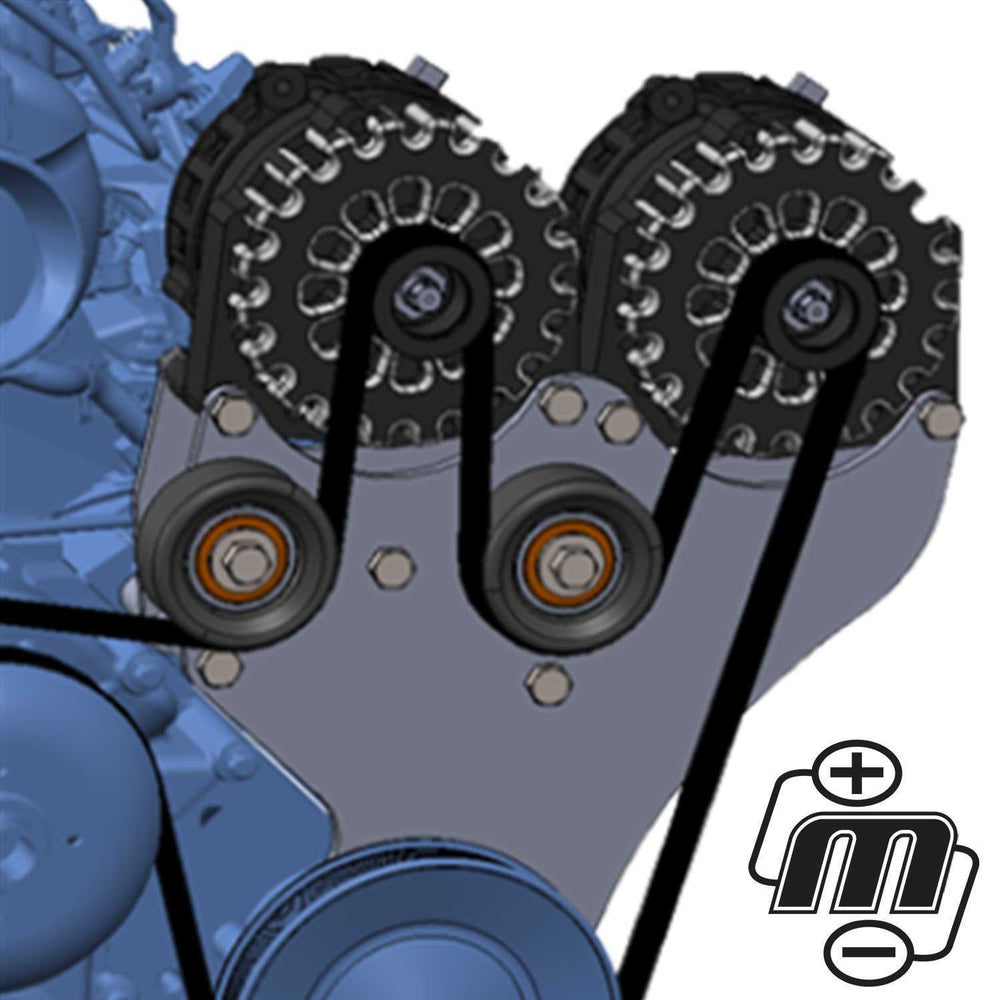 Mechman 800 Amp Dark Blue Dual Alternator Kit for 1999 - 2004 GM Trucks | D201DB | by: Mechman @ the lowest price of $1599.00