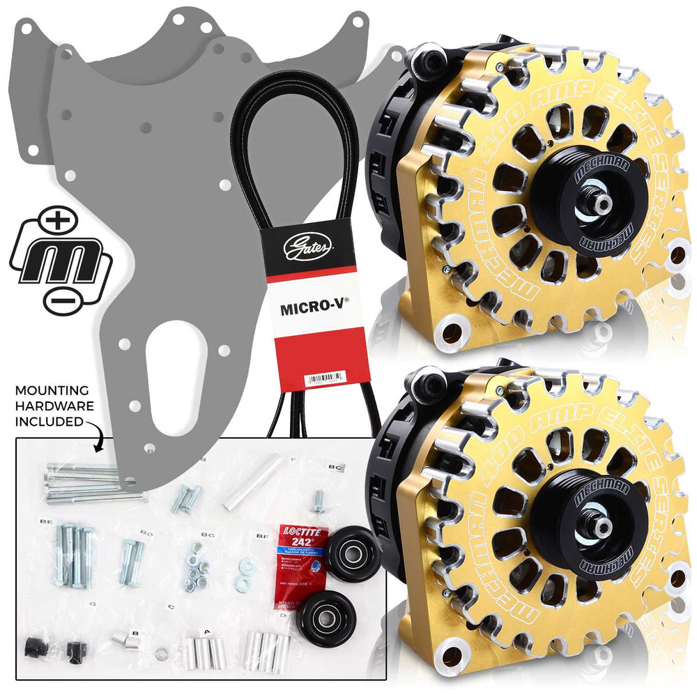 Mechman 800 Amp Gold Dual Alternator Kit for 1999 - 2004 GM Trucks | D201GO | by: Mechman @ the lowest price of $1599.00