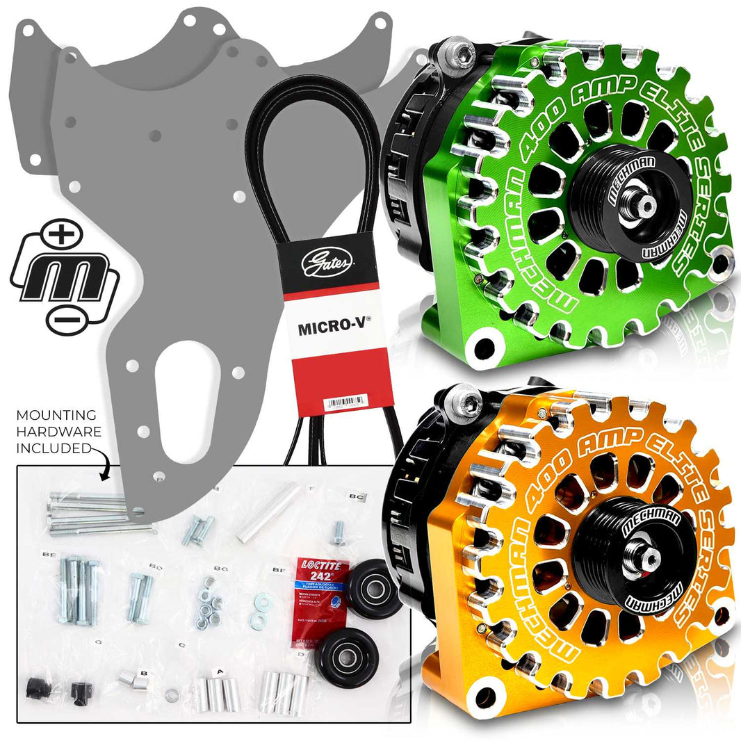 Mechman 800 Amp Mix Match Color Dual Alternator Kit for 1999 - 2004 GM Trucks | D201-MIX-MATCH | by: Mechman @ the lowest price of $1599.00