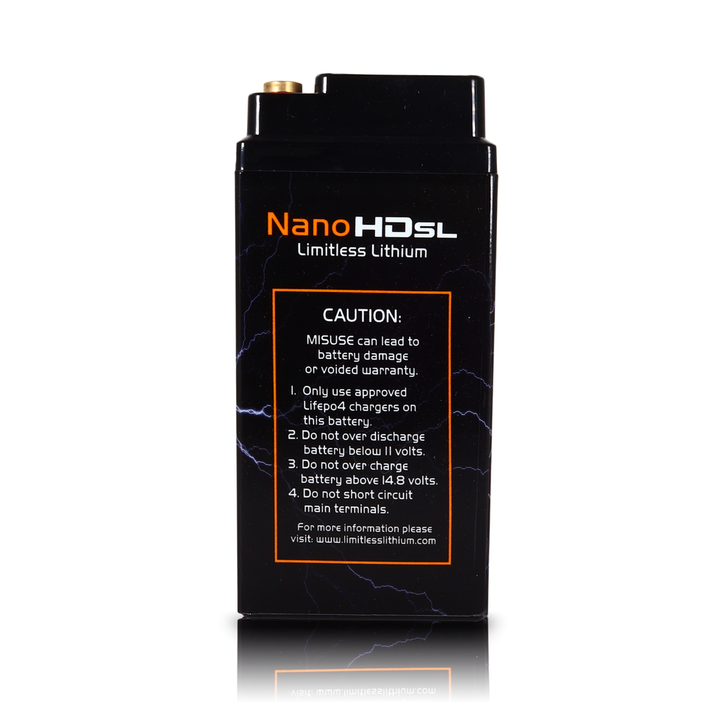 Nano -HD SL 12AH Motorcycle / Power sports Battery (BCI 20 Case) | LL-NSL-12AH | by: Limitless Lithium @ the lowest price of $589.00