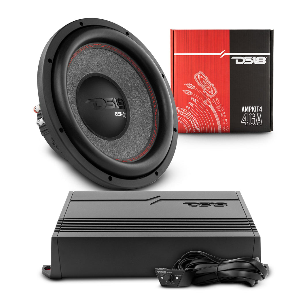 Car Audio Bass Package | 12β Subwoofer + Monoblock Amplifier