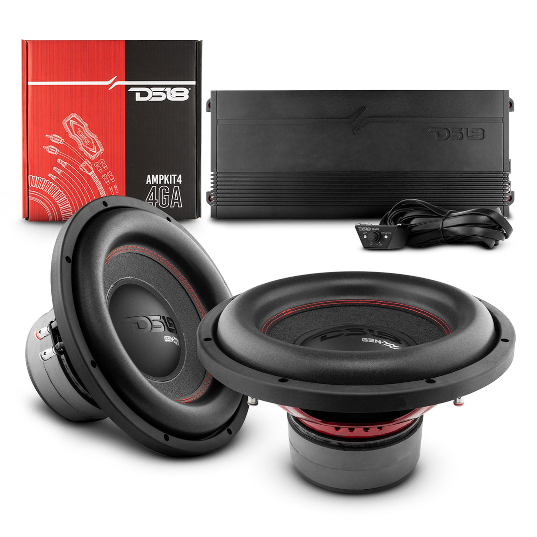 Dual 12β Subwoofer & Amplifier Bass Package
