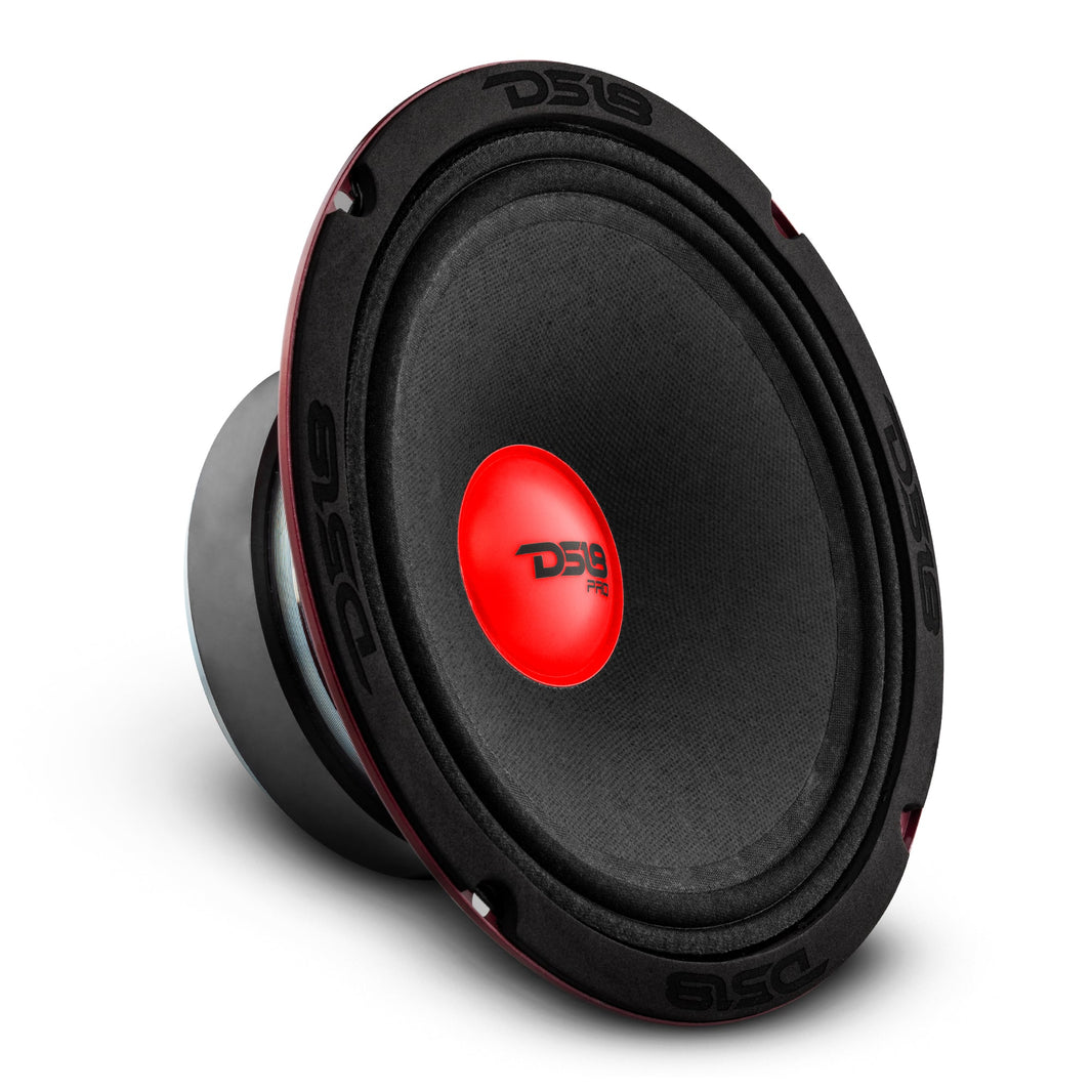 PRO-X 8" Mid-Range Loudspeaker with RGB Light Dust Cap 275 Watts Rms 4-Ohm