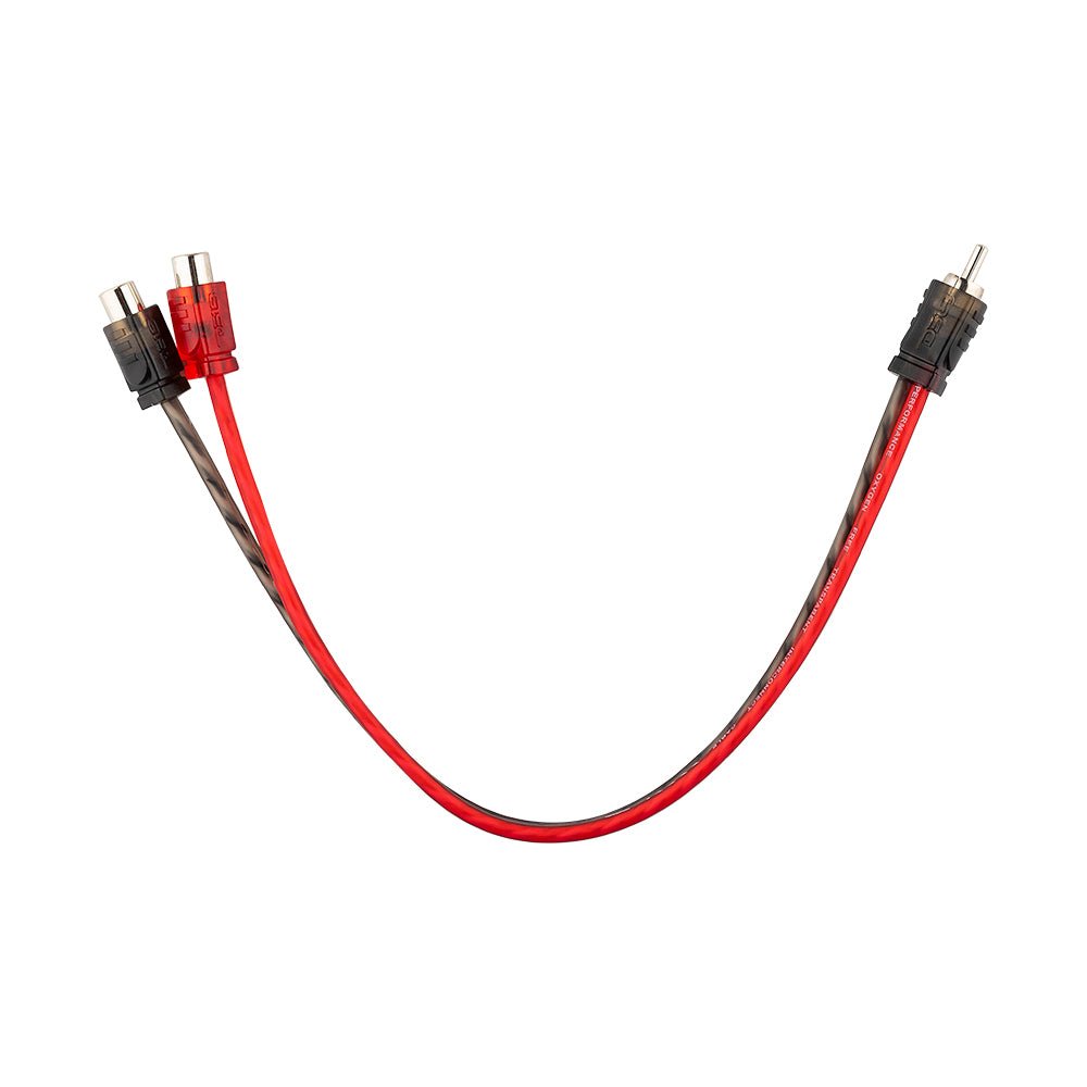 Level 1 RCA 100% Copper OFC Y Connector β 1 Male / 2 Female
