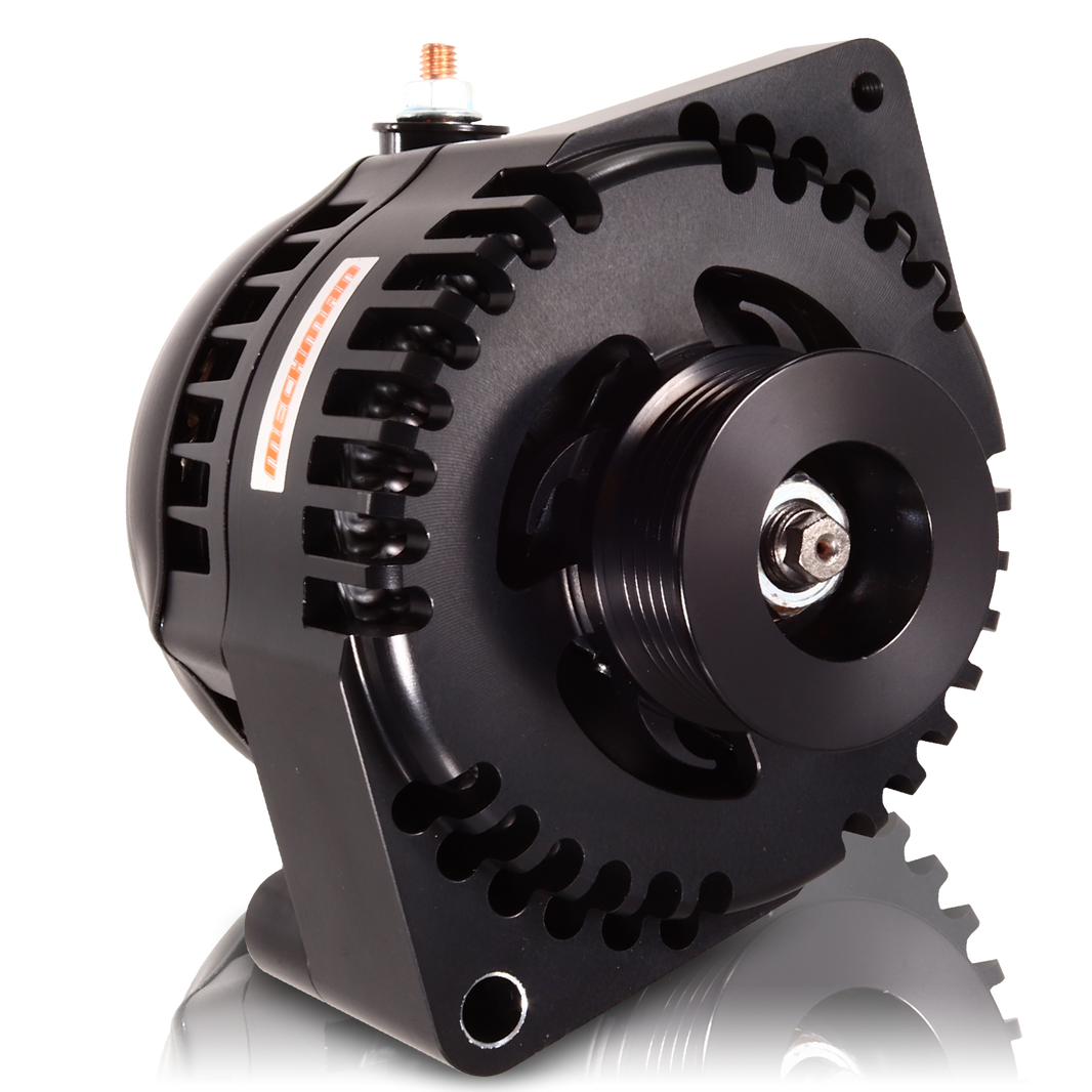 S Series Billet 320a racing alt - 6/12 Ford 6S - Black | B7771320B | by: Mechman @ the lowest price of $599.00