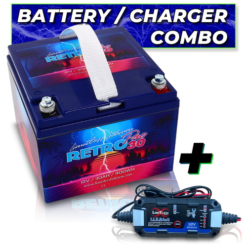 Retro Pro 30 Limitless Lithium With 3.5A Battery Maintainer
