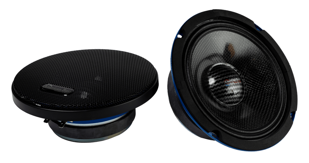 Godfather 6.5 Carbon Cone Midrange Speakers | 200 Watts (Pair) - 200 Watts (Pair)
