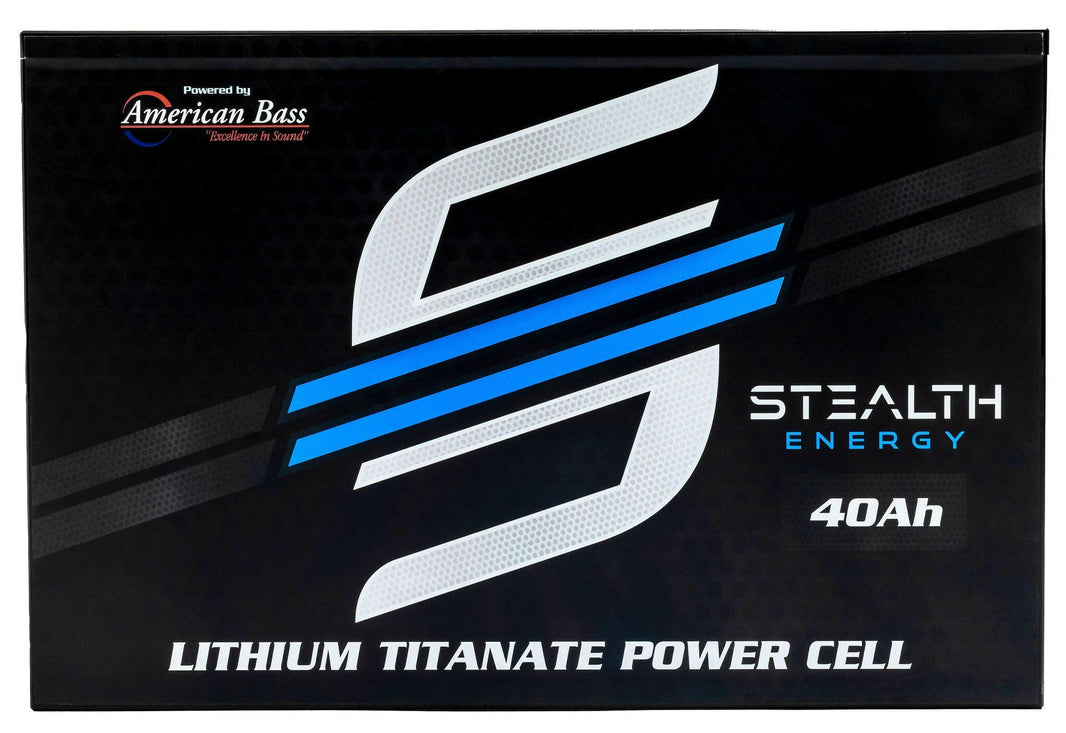ABLT-40 American Bass Audio 13.8V LTO Battery | 40Ah Lithium Titanate Battery | Ultra-Lightweight, High-Power LTO Battery - 40Ah Lithium Titanate